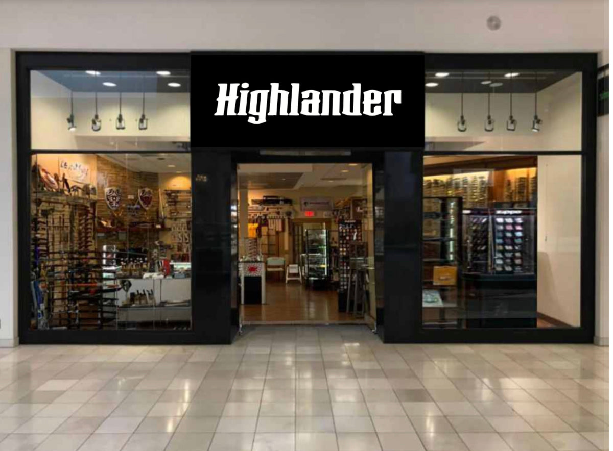 Now open in Clackamas Town Center Mall! Highlander Knives and Swords
