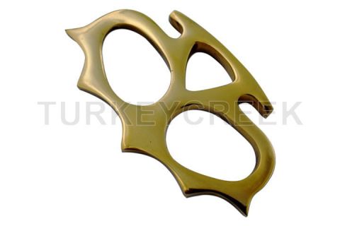 Heavy Duty Solid Brass Belt Buckle/Paperweight Knuckles SKU: KT-006BS