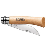 Opinel No.7 Stainless Steel Wood Handle Folding Knife SKU 000693