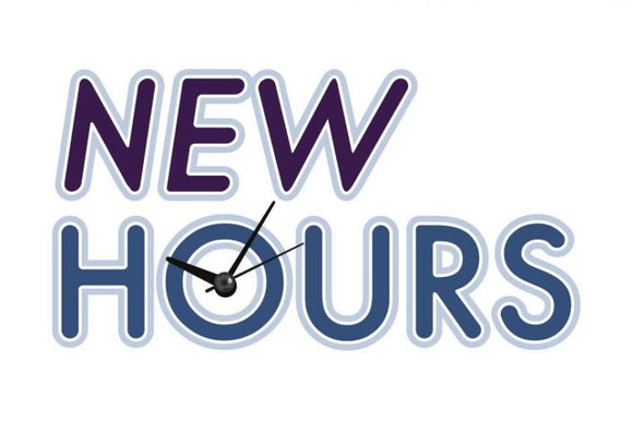 Hours extended at our Washington Square Mall Location!