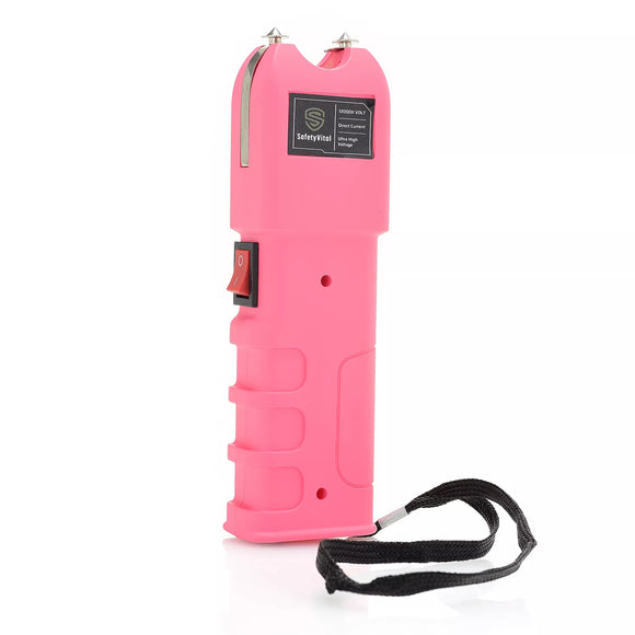Safety Vital Rechargeable LED Flashlight Stun Gun w/Holster SKU SVSGPK