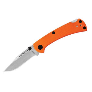 Buck 112 Slim Pro TRX Lockback Knife Orange G-10 SKU 0112ORS3-B