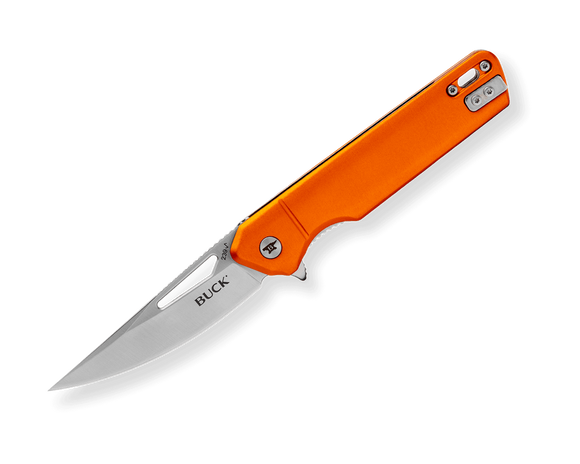 Buck 239 Infusion Liner Lock Knife Orange Aluminum SKU 0239ORS-B