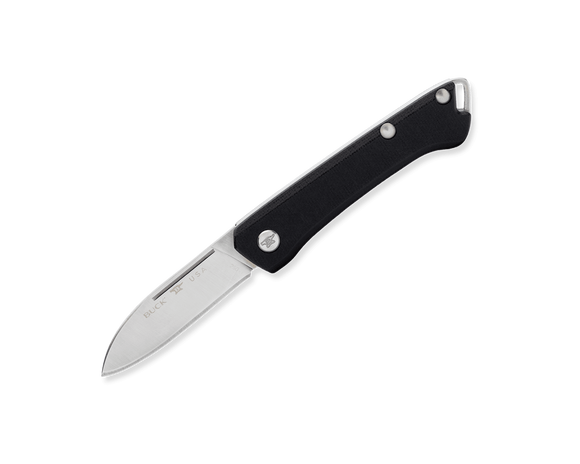Buck 250 Saunter Drop Point Slip Joint Knife Black Micarta SKU 0250BKS-B
