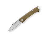 Buck 250 Saunter Clip Point Slip Joint Knife Green Micarta SKU 0250GRS1-B