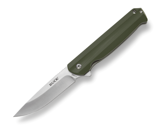 Buck 251 Langford Ball Bearing Flipper Knife SKU 0251GRS-B