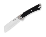 Buck 263 Hiline XL Frame Lock Knife D2 Tool Steel Blade/Black Micarta/Gray Alum. Handle SKU 0263GYS1-B