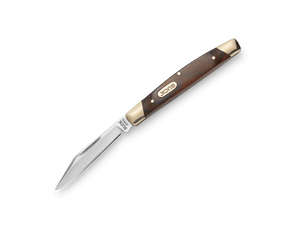 Buck 379 Solo Knife 420J2 SS Blade/Wood Handle SKU 0379BRS-B