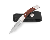Buck 501 Squire Lockback Knife Rosewood w/Leather Sheath SKU 0501RWS-B
