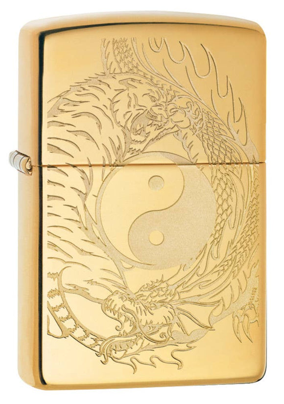Zippo Tiger Dragon Design Lighter SKU 49024-000003