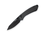 Buck 744 Sovereign Button Lock Knife Carbon Fiber Graphic SKU 0744CFS-B