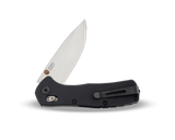 Buck 791 Range Elite Crossbar Lock Knife Drop Point CPM-MagnaCut Steel Blade/Black Aluminum Handle SKU 0791BKS-B