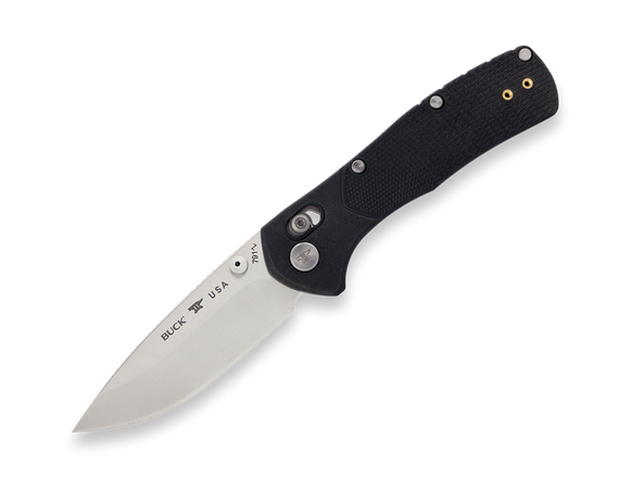 Buck 791 Range Pro Crossbar Lock Knife 154CM Steel Blade/ Black GFN Handle SKU 0791BKS1-B