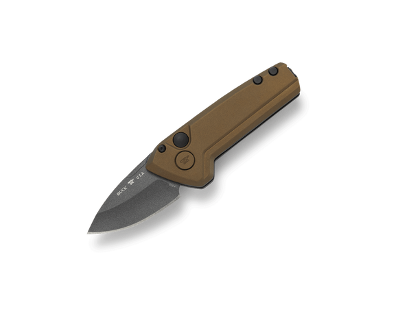 Buck 839 Mini Deploy AUTO Folding Knife SKU 0839BRS1-B