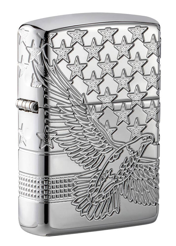 Zippo Wrap Around Patriotic Eagle Lighter SKU 49027-000001
