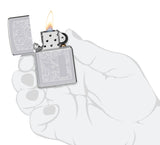 Zippo High Polish Chrome Venetian® Windproof Lighter