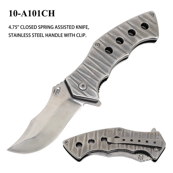 Spring Assisted Folding Knife SKU 10-A101CH