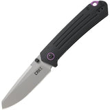 Columbia River Montosa Liner Lock Knife Black G-10 SKU CRKT 7115