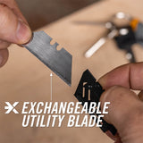 Gerber EAB Slim Slide Lock Utility Knife Stainless-Steel Silver/Orange SKU 1072686