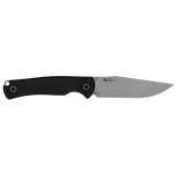 Kershaw Pack Mule Fixed Blade Knife w/Sheath N690 Stainless Steel Blade/Black G10 Handle SKU 1089