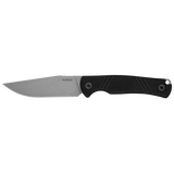 Kershaw Pack Mule Fixed Blade Knife w/Sheath N690 Stainless Steel Blade/Black G10 Handle SKU 1089