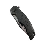 Elite Edge American Flag Tanto Blade with ABS Handle SKU 10A60TBK