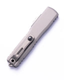 Microtech Ultratech Gen III ZBP OTF Knife Apocalyptic M390MK Stainless-Steel Blade/Natural Clear Alum. Handle SKU 1121-10APNC