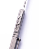 Microtech Ultratech Gen III ZBP OTF Knife Apocalyptic M390MK Stainless-Steel Blade/Natural Clear Alum. Handle SKU 1121-10APNC