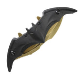 Bat Design Double Blade Folding Knife Gold SS Blade SKU 13002-GD