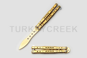 Snake Eye Tactical Training Knife Gold SKU PK-1336GDGD