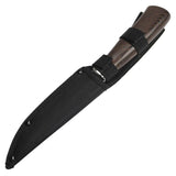 Engraved Design Fixed Blade Hunting Knife w/Sheath SKU 13371