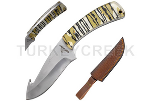 Old Ram Handmade Western Design Hunting Gut Hook Knife w/Sheath SKU OR-235