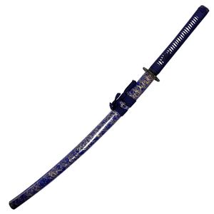 Defender-Xtreme 41" Handmade Samurai Sword Blue/Gold SKU 13480
