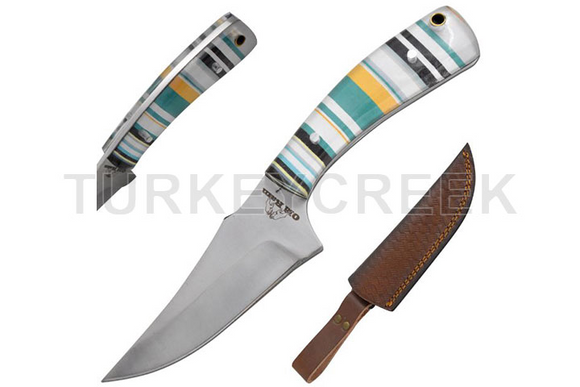 Old Ram Handmade Western Design Hunting Knife w/Sheath SKU OR-237