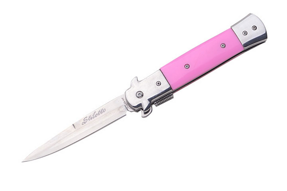 Italian Style Stiletto Folding Knife SKU SE-986PK