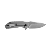 Kershaw Valve Frame Lock Knife Bead Blast Stainless Steel SKU 1375