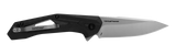 Kershaw Airlock Assist Open Knife Bead Blast 4Cr14 SS Blade/Black Nylon Handle SKU 1385/KS1385