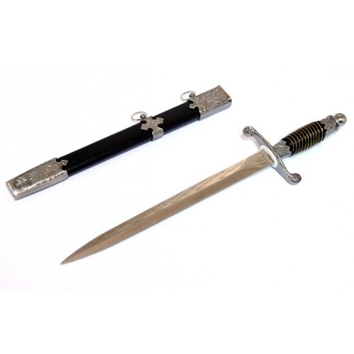Roman Style Dagger Stainless Steel with Sheath SKU 6906