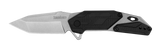 Kershaw Jetpack Liner Lock Assist Open Knife Stonewash 8Cr13MoV Stainles-Steel Blade/Stonewash Stainless-Steel with Nylon Overlay Handle SKU 1401/KS1401