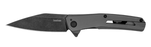 Kershaw Flyby Spring Assisted Frame Lock Knife Gray Steel SKU 1404