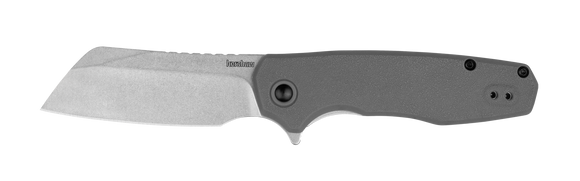 Kershaw Wharf Cleaver Assisted Opening Knife Gray Polymer SKU 1414