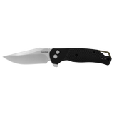 Kershaw Runoff Button Lock Knife 8Cr13MoV Stainless-Steel Blade/Black GF Nylon Handle SKU 1429