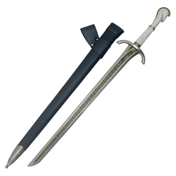 Medieval European Style Sword w/Scabbard 35