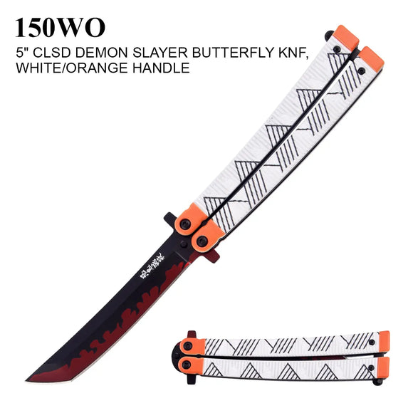 Demon Slayer Tanto Butterfly Knife SKU 150WO