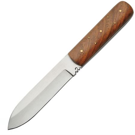 Classic Patch Fixed Blade Knife with Sheath SKU DH-7988