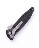 Microtech Socom Elite Automatic Knife Stonewash Clip Point Premium Steel Blade/Black Aluminum Handle SKU 160A-10