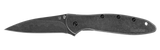 Kershaw Ken Onion Leek Assisted Flipper Blackwash Knife SKU 1660CBBW