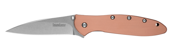 Kershaw Ken Onion Leek Assisted Flipper Copper Knife SKU 1660CU