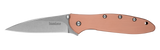 Kershaw Ken Onion Leek Assisted Flipper Copper Knife SKU 1660CU
