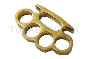 Heavy Duty Solid Brass Belt Buckle/Paperweight Knuckles SKU KT-001BS-M